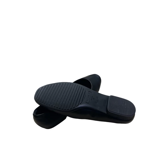 Piccadilly fekete női balerina cipő nagyméretben