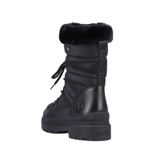 Remonte fekete vízálló bakancs