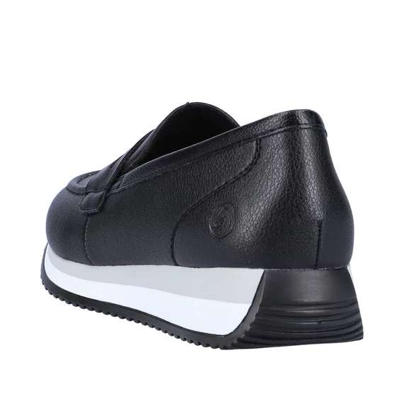 Remonte fekete női cipő nagyméretben