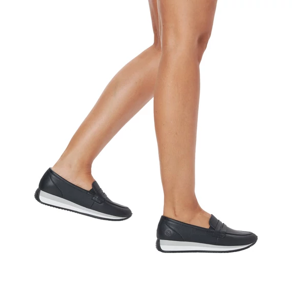 Remonte fekete női cipő nagyméretben