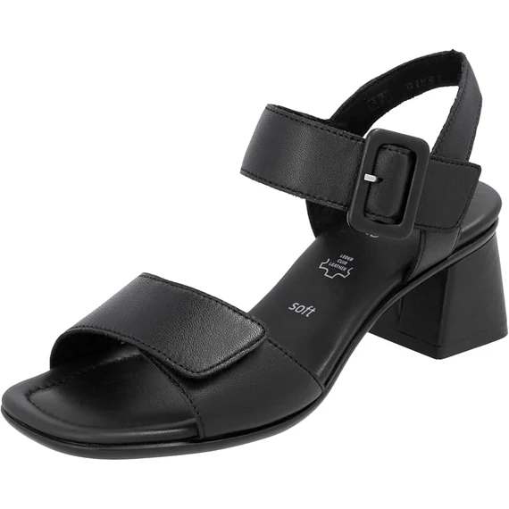 Remonte fekete női szandál nagyméretben