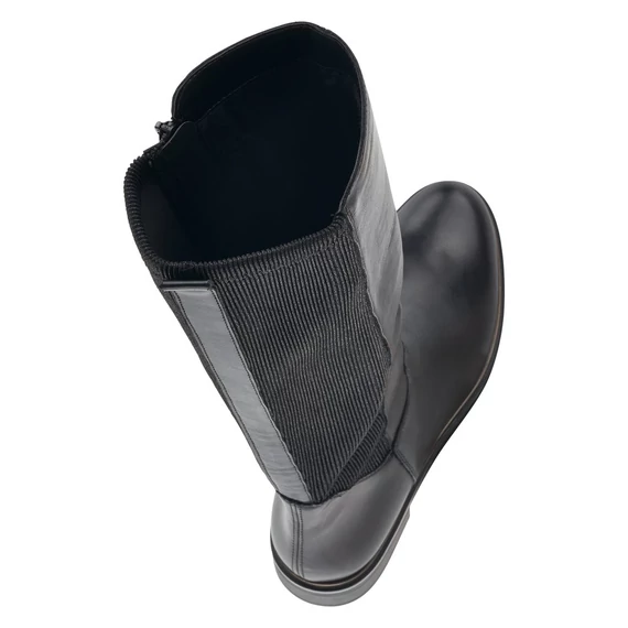 Remonte fekete, enyhén bélelt csizma nagyméretben.