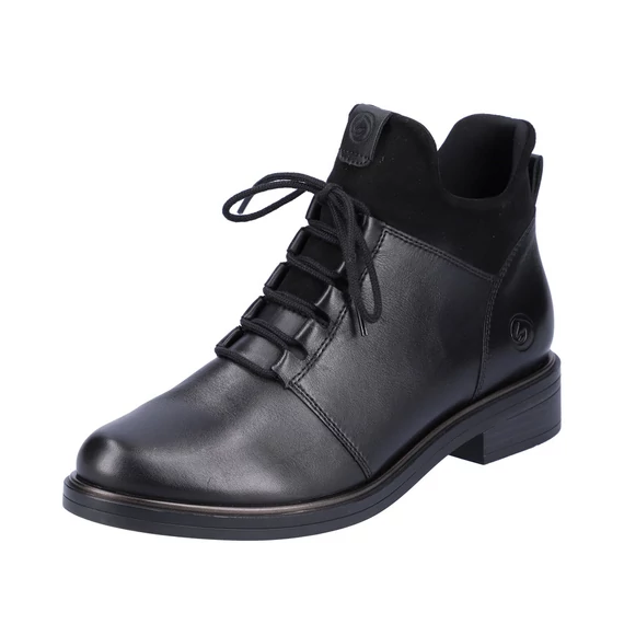 Remonte fekete magasszárú cipő