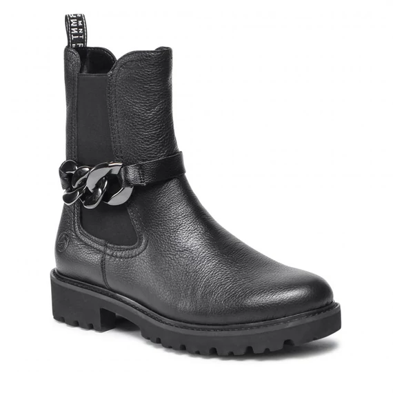 Remonte fekete csizma csattal