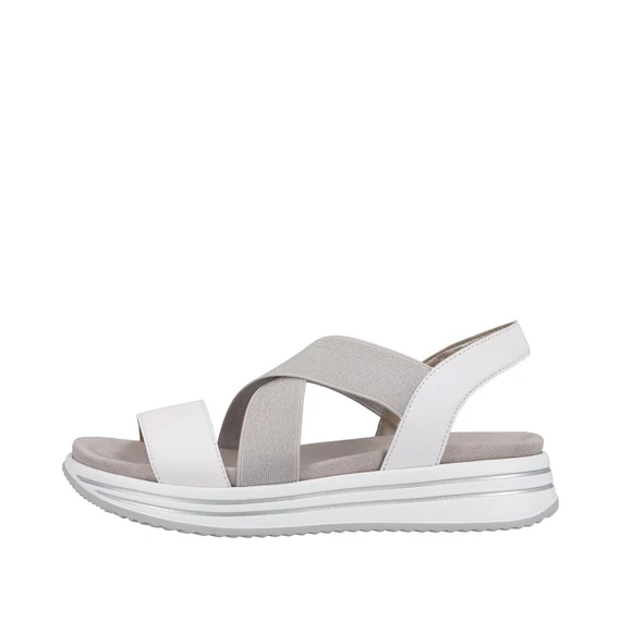 Remonte fehér női komi szandál nagyméretben