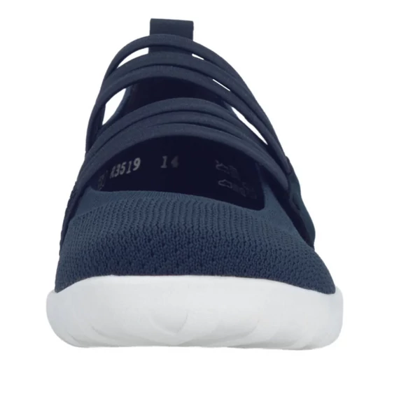 Remonte sötétkék tépőzáras női félcipő nagyméretben