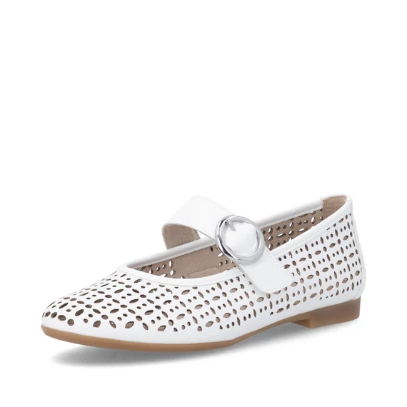 Remonte fehér, női cipő nagyméretben.