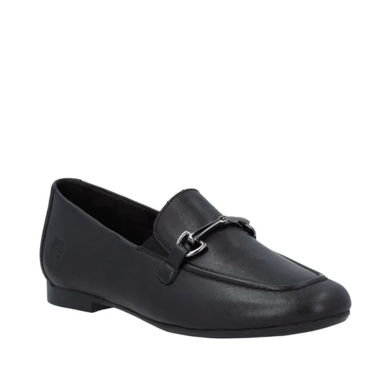 Remonte fekete, női cipő nagyméretben.