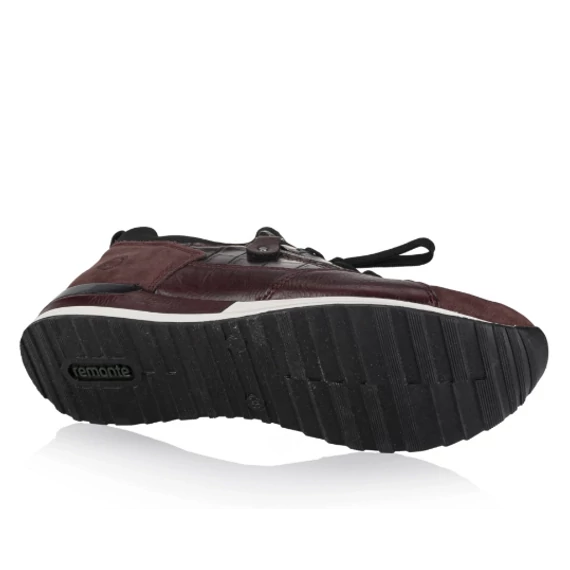 Remonte bordó női cipő nagyméretben