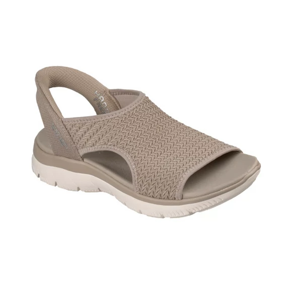 Skechers Slip-ins: Summits - Sweetly Evolved bézs női szandál nagyméretben