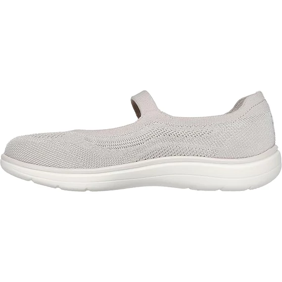 Skechers On-The-Go Flex Radiant - Sweet Pea női bézs cipő nagyméretben