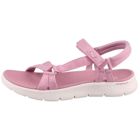 Skechers Go Walk Flex - Sublime mályva női szandál nagyméretben