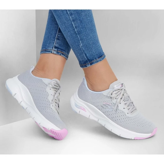 Skechers Arch Fit - Infinity Cool szürke női cipő nagyméretben