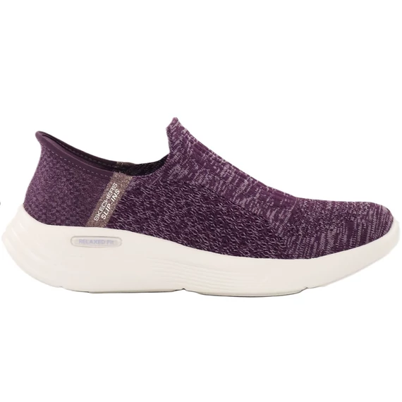Skechers Slip-ins: Relaxed Fit Sport  női lila cipő nagyméretben