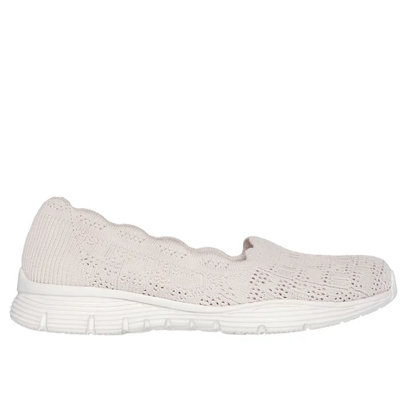 Skechers Seager-Higherself bézs női cipő nagyméretben 