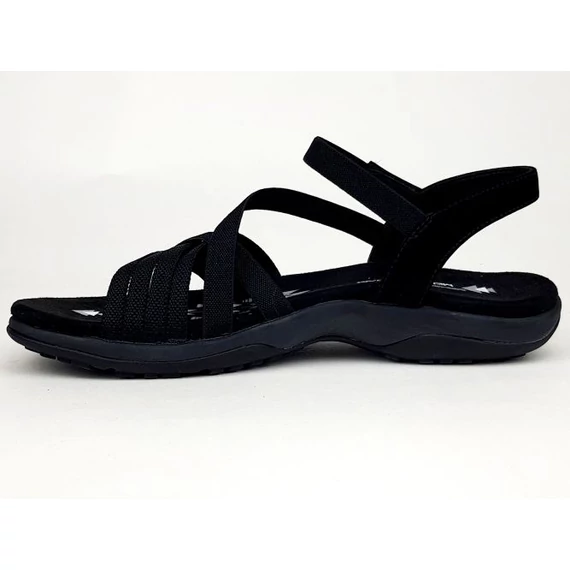 Skechers fekete női szandál nagyméretben