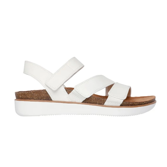 Skechers - Lifted Comfort fehér női szandál nagyméretben