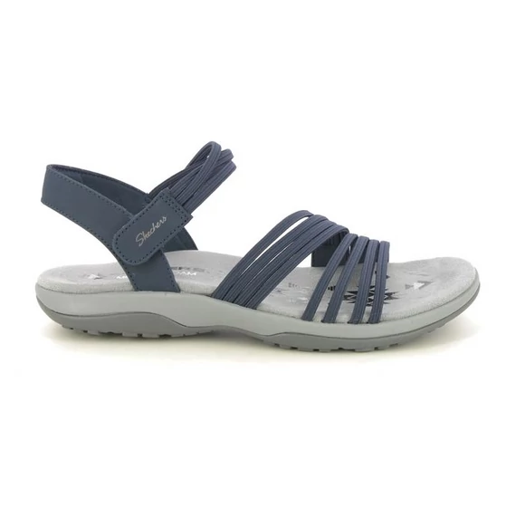 Skechers Reggae Slim - Summer Getaway sötétkék női szandál nagyméretben