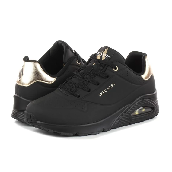 Skechers Uno - Golden Air fekete cipő 42