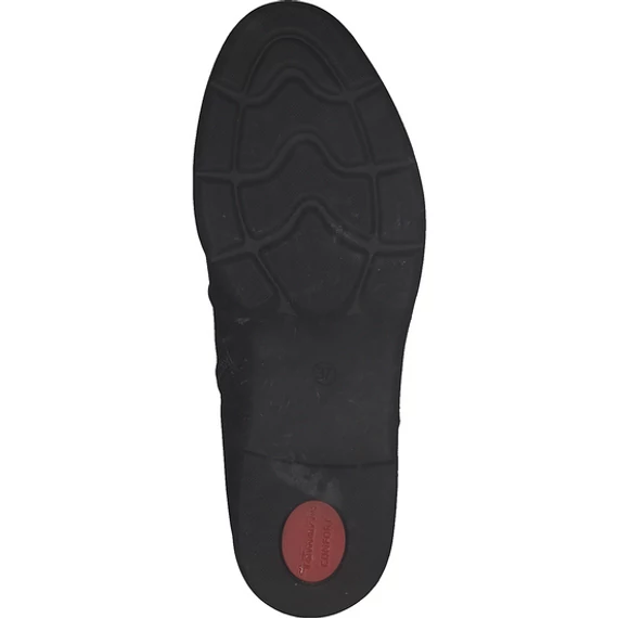 Tamaris fekete női csizma nagyméretben 