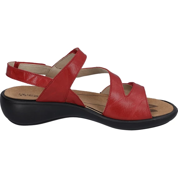 Westland piros bőr női szandál nagyméretben