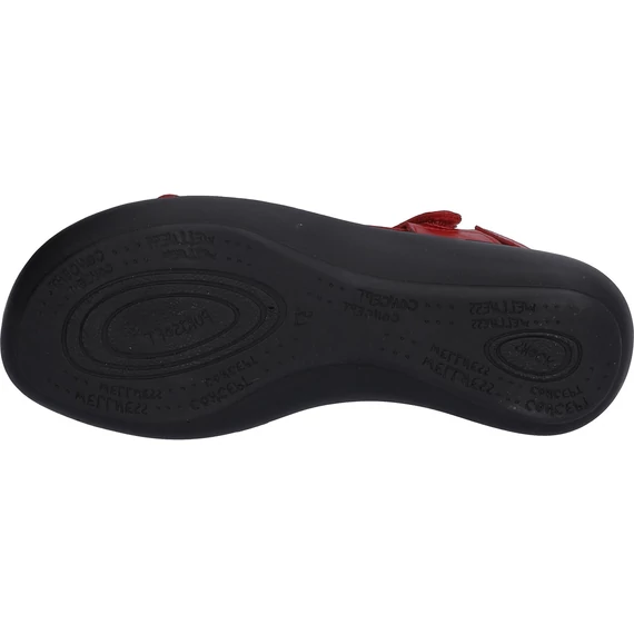 Westland piros bőr női szandál nagyméretben