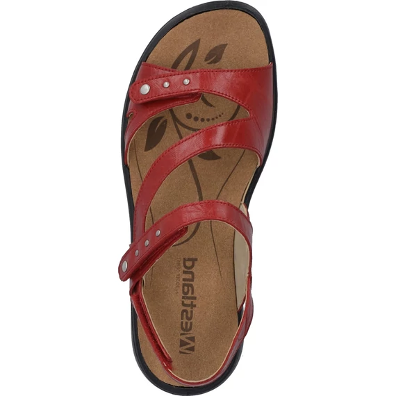Westland piros bőr női szandál nagyméretben