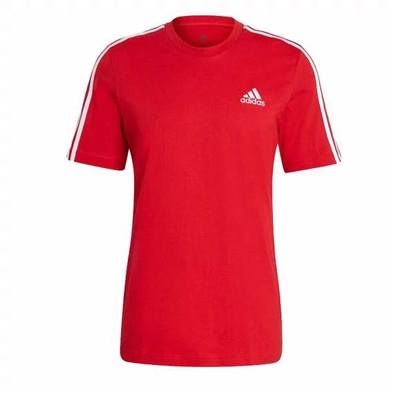 Adidas M 3S SJ T piros póló nagyméretben