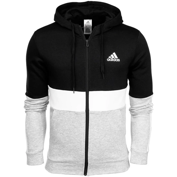 Adidas fekete-szürke pulóver nagyméretben