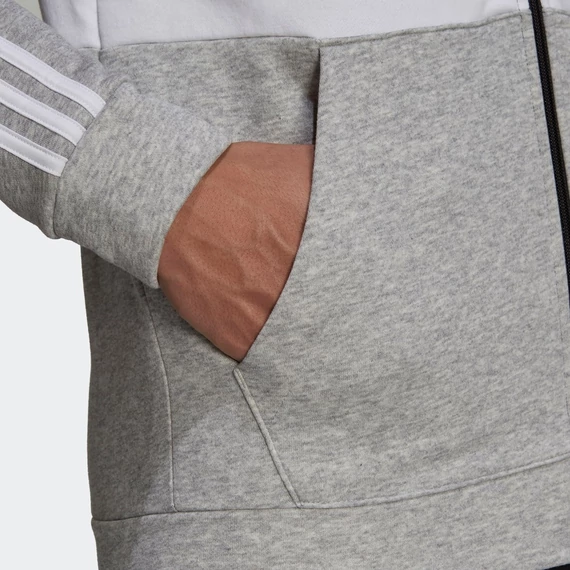 Adidas fekete-szürke pulóver nagyméretben