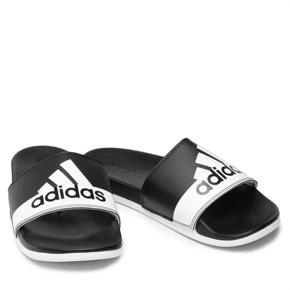 Adidas Adilette Comfort fekete-fehér papucs nagyméretben