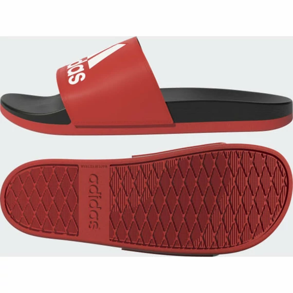 Adidas Comfort piros-fekete papucs 51