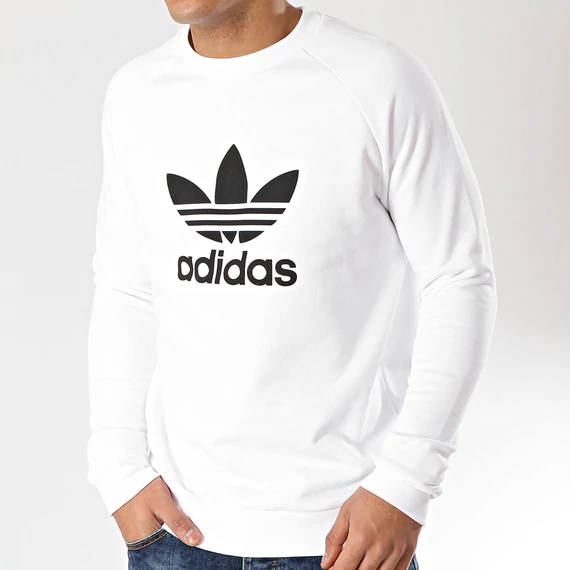 Adidas fehér pulóver