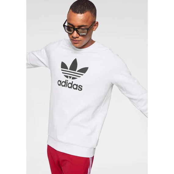 Adidas fehér pulóver