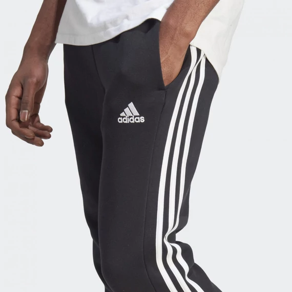 Adidas M 3S FL TC fekete nadrág nagyméretben