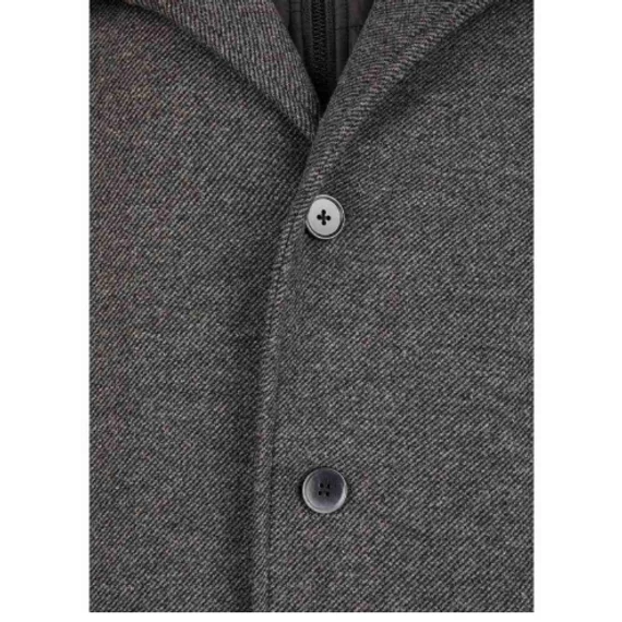 Calamar szürke szövetkabát nagyméretben