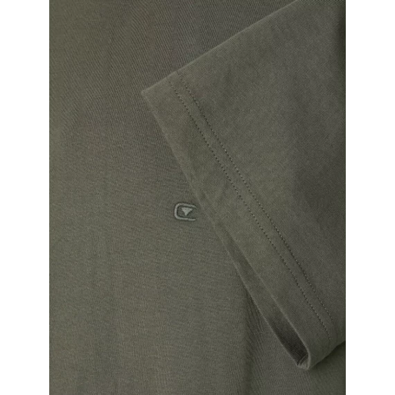 Casa Moda sötétzöld kerek nyakú póló nagyméretben