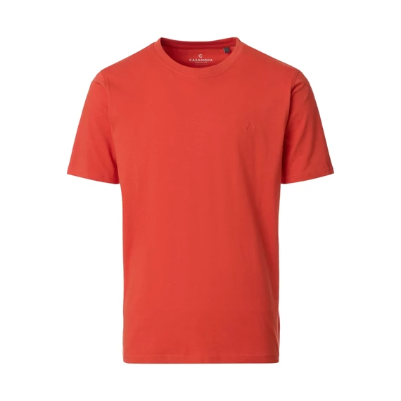 Casa Moda narancs kerek nyakú póló nagyméretben