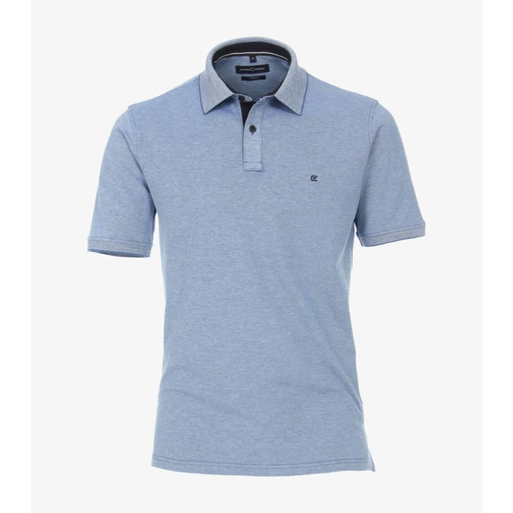 Casa Moda kék galléros póló nagyméretben