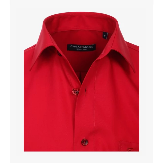 Casa Moda  piros hosszú ujjú férfi ing