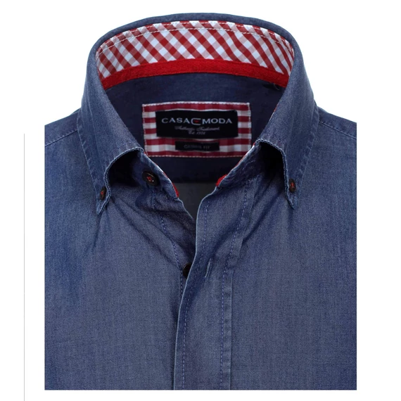 Casa Moda sötétkék hosszú ujjú férfi ing nagyméretben