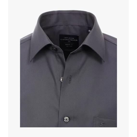 Casa Moda sötétszürke hosszú ujjú férfi ing nagyméretben