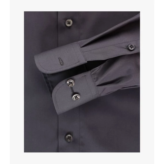 Casa Moda sötétszürke hosszú ujjú férfi ing nagyméretben
