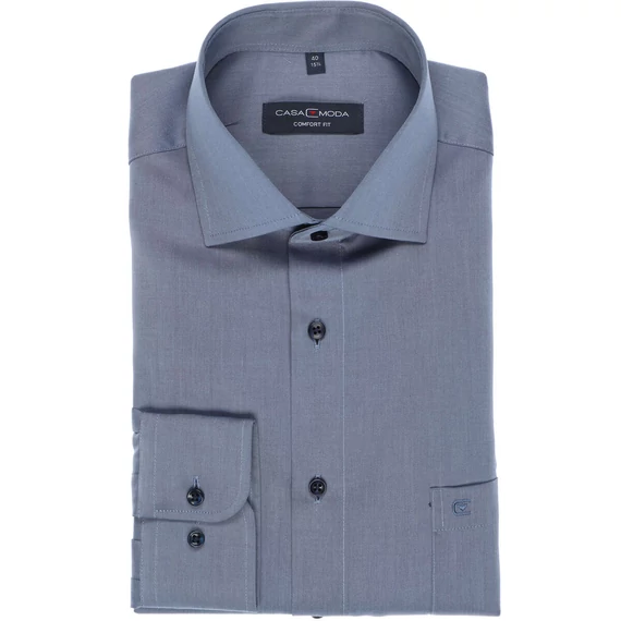 Casa Moda kék hosszú ujjú 72 cm férfi elegáns  ing nagyméretben