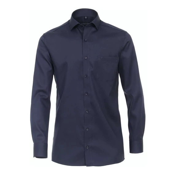 Casa Moda sötétkék hosszú ujjú 72 cm férfi elegáns  ing nagyméretben