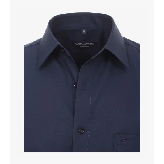 Casa Moda sötétkék rövid ujjú férfi ing nagyméretben