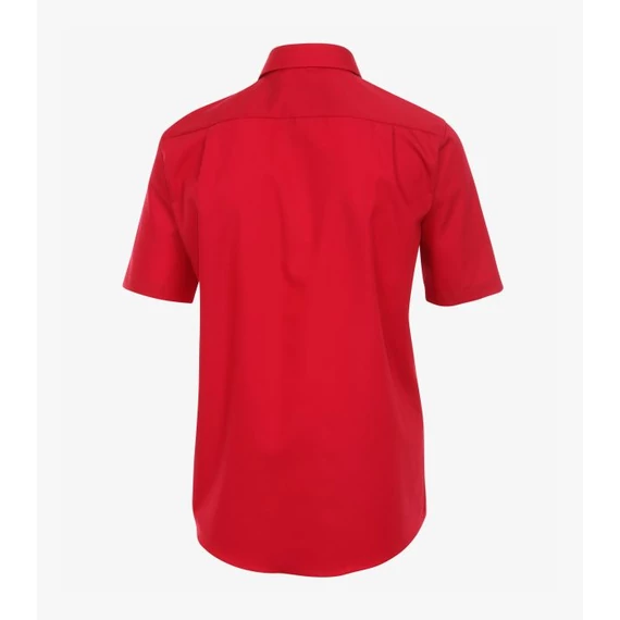 Casa Moda piros rövid ujjú ing nagyméretben