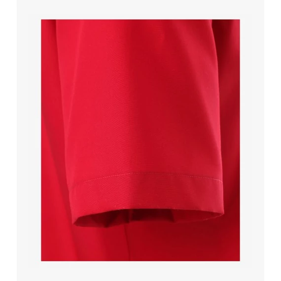 Casa Moda piros rövid ujjú ing nagyméretben
