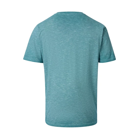 Casa Moda kerek nyakú férfi, zöld póló nagyméretben