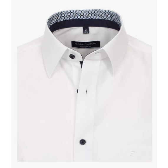 Casa Moda fehér hosszú ujjú 72 cm férfi elegáns ing nagyméretben